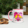 white ceramic mug with color inside pink 11oz left 64fe4a3d18f99