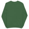 unisex organic sweatshirt bottle green back 66fcae12b9226.jpg